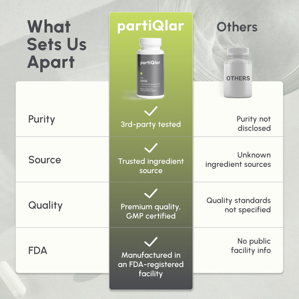 Smiling user with PartiQlar NMN experiences enhanced energy and focus.