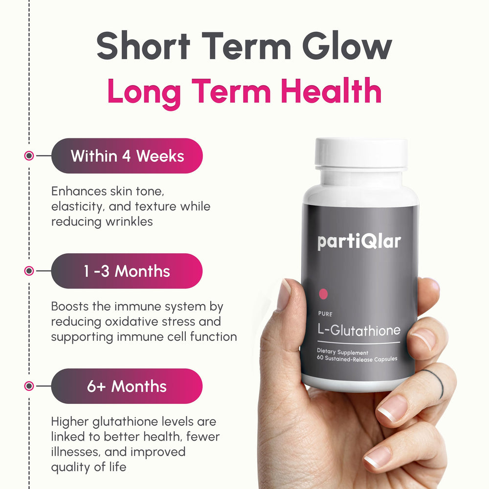 partiqlar puro l-glutatión: dosis diaria, salud celular.