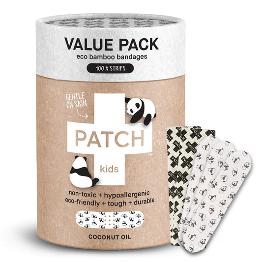 PATCH paquete frontal de 100 vendajes, valor en cantidad y opción ecológica