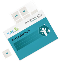 PatchAid D3 Calcio parche en cadera, fácil de aplicar