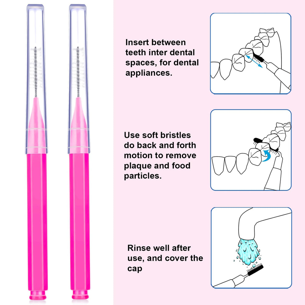 Patelai cepillo interdental usado con brackets, quita restos eficazmente