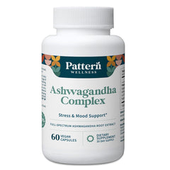 Pattern Wellness empaque frontal mostrando cápsulas y marca para confianza