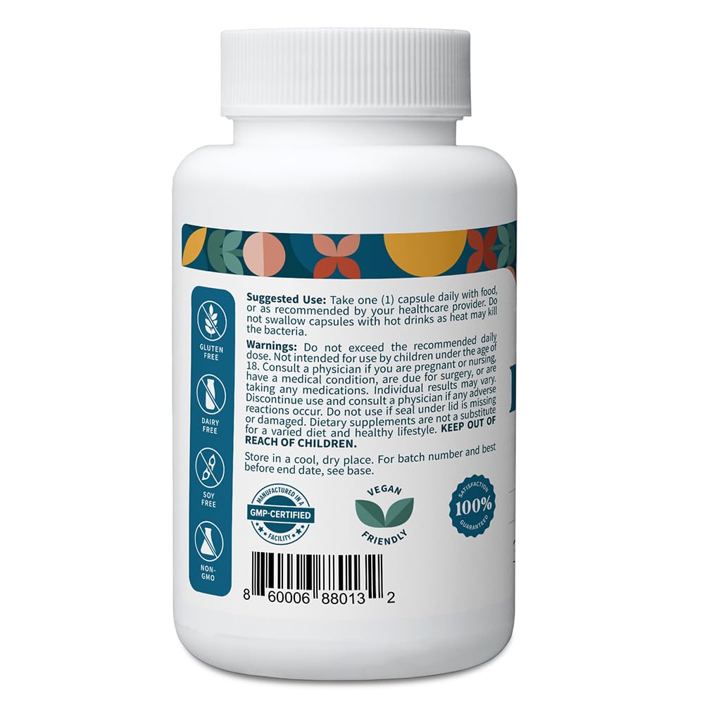 Pattern Wellness probiotic 11 strains bottle supports diverse gut flora.