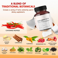 PEAKPURY cayenne-ginger-turmeric-spice powder image conveys flavorful wellness
