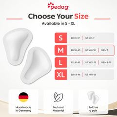 pedag T-Form etiqueta y respaldo autoadhesivo visible para fijación estable