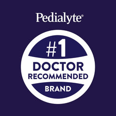 Pedialyte bebida disuelta en vaso lista para beber y rehidratar rápido