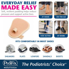 Escena de vida diaria con Pedifix Budin en zapatos casuales para confort prolongado