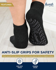 Pembrook suela con grips antideslizantes que mejora la estabilidad en suelos resbaladizos