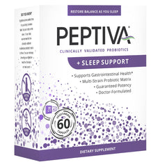 Peptiva, cápsulas probióticas para regularidad y confort digestivo.