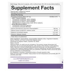 Peptiva, etiqueta frontal que destaca la formulación para bienestar intestinal.