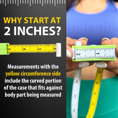 Perfect Measuring Tape mecanismo retráctil y botón listo para recoger la cinta