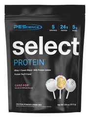 PEScience envase frontal Cake Pop mostrando diseño y porciones