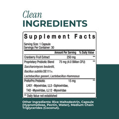 pH-D etiqueta con lista de ingredientes y beneficio clínico visible