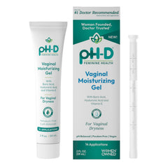 pH-D gel hidratante frontal muestra envase y beneficios de hidratación