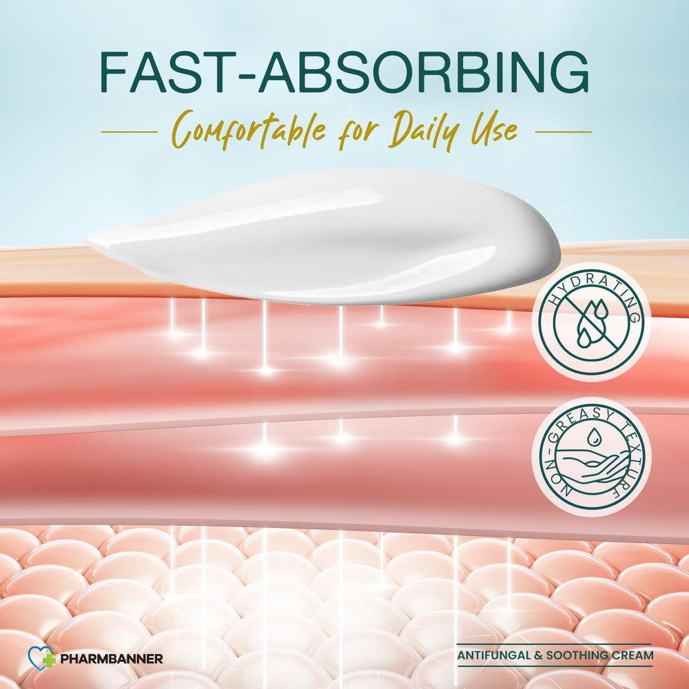 PHARMBANNER etiqueta con ingredientes activos y beneficios visibles