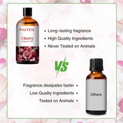 PHATOIL aceite de cereza en difusor dispersando aroma en la habitación