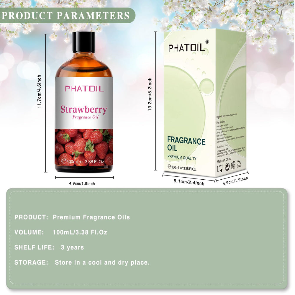 PHATOIL al lado de objeto para comparar tamaño y volumen real