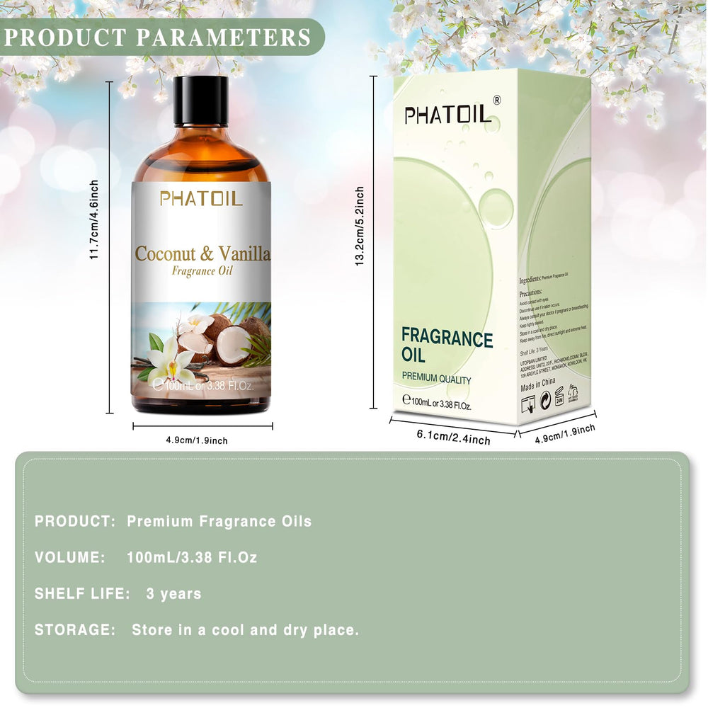 PHATOIL frasco en mano para mostrar tamaño práctico y portátil
