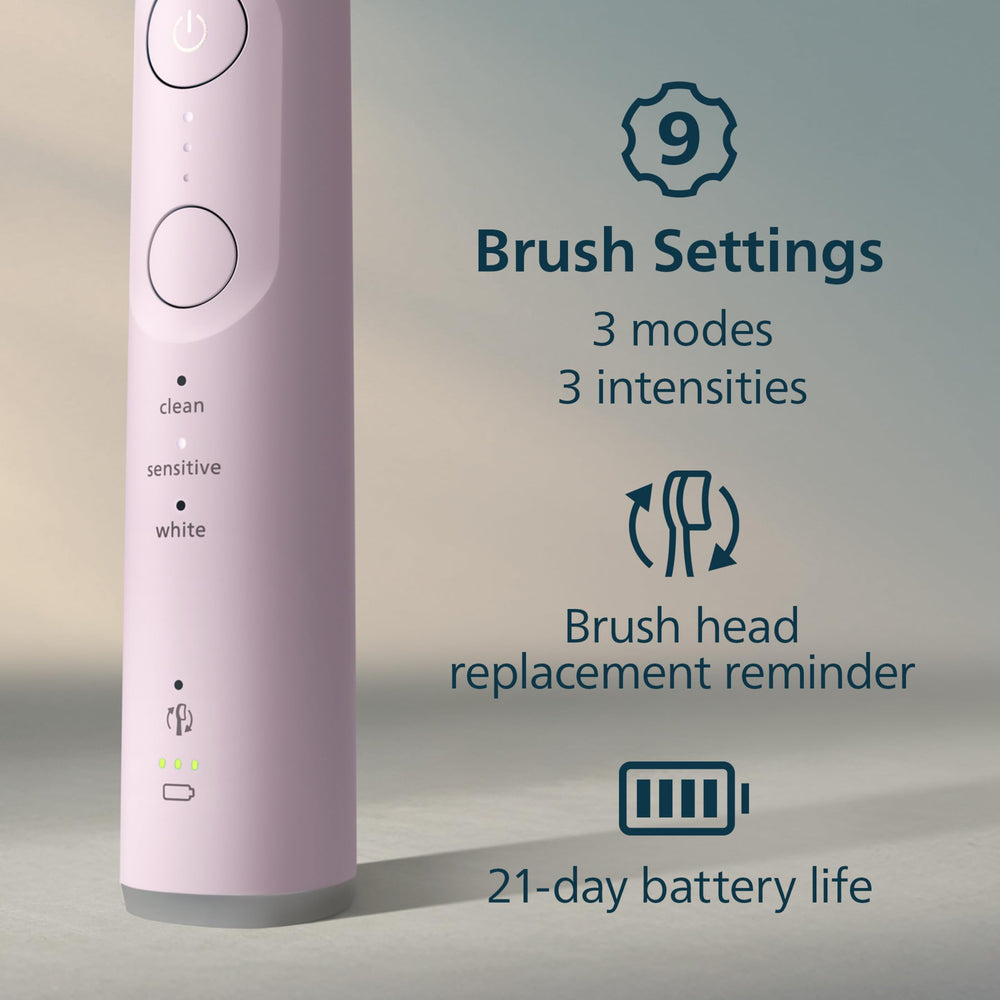 Philips Sonicare 6500 en uso en el baño guía de cepillado eficaz