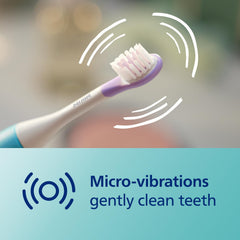 Philips Sonicare cabeza montada en mango One For Kids, ajuste seguro