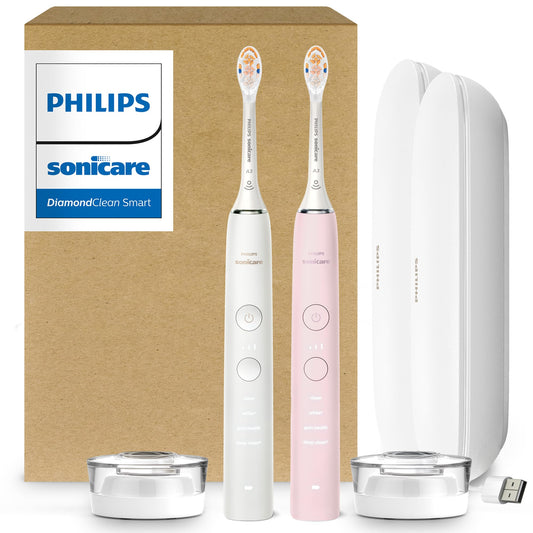 Philips Sonicare cepillo frontal mostrando diseño elegante y control fácil