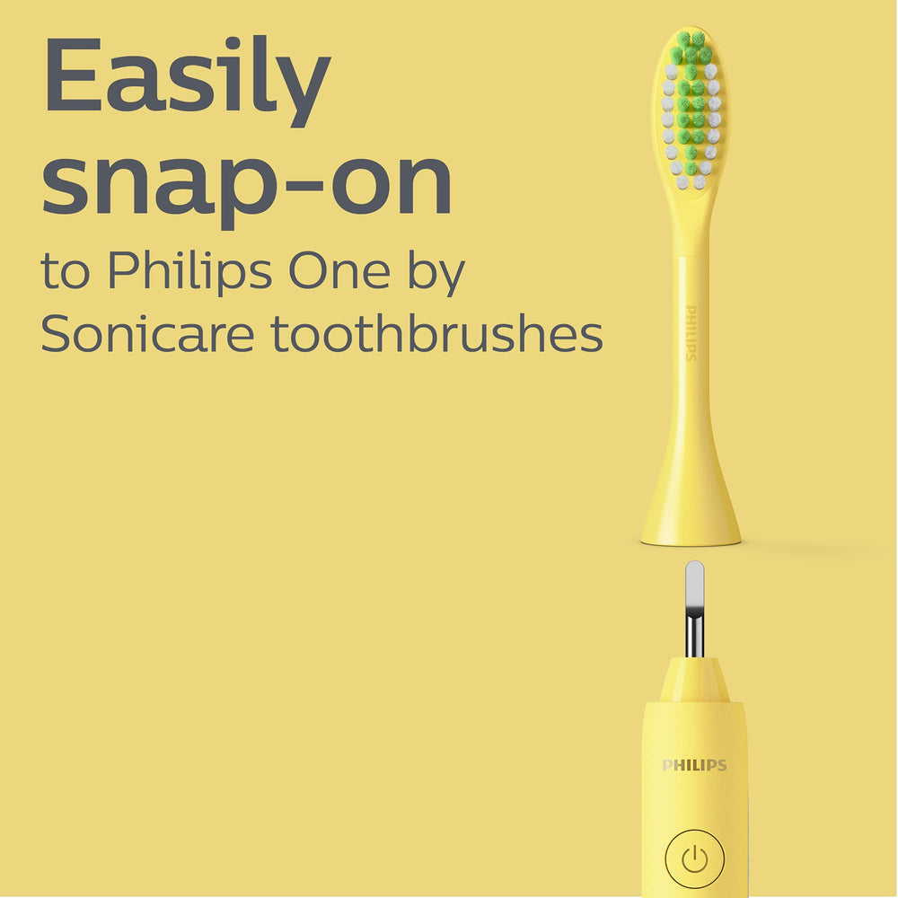 Philips Sonicare comparación de tamaño que muestra cabezal compacto y acceso
