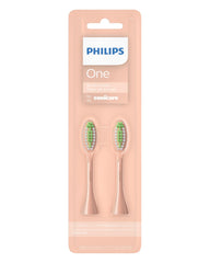 Philips Sonicare muestra el empaque frontal del pack rosa con valor práctico