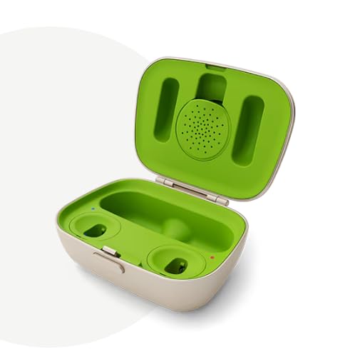 Phonak Combi 2 interior con audífonos beneficiando carga segura