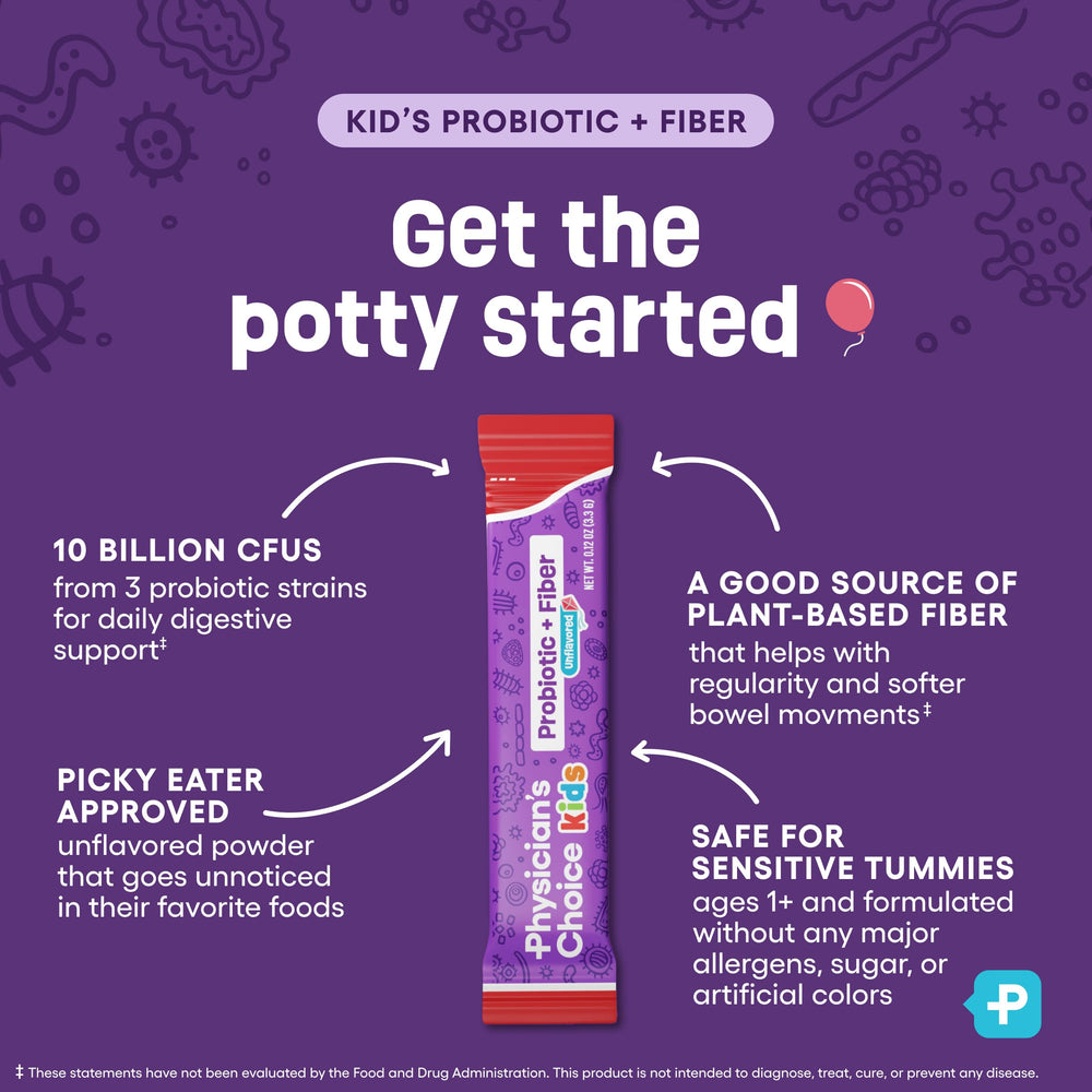 Physician's CHOICE mezclado en yogur infantil para administración sin sabor