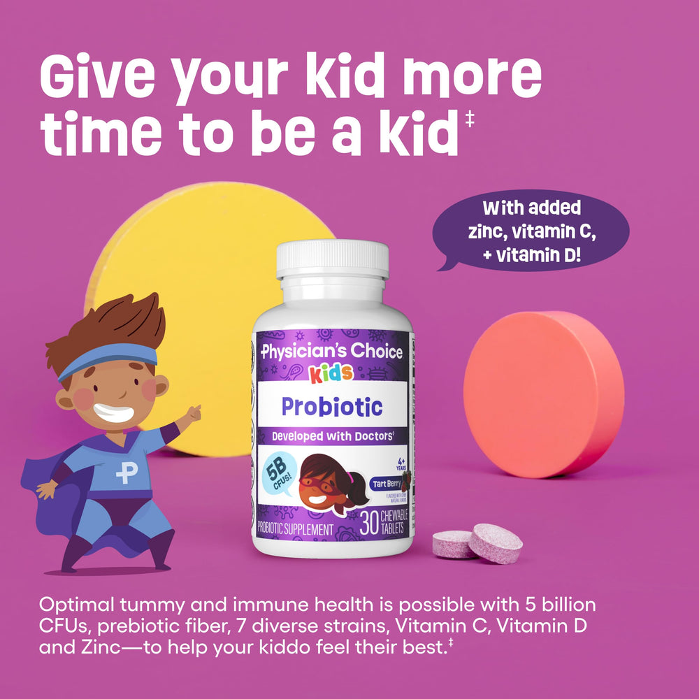 Physician's CHOICE Kids Probiotics immune support with vitamins and minerals