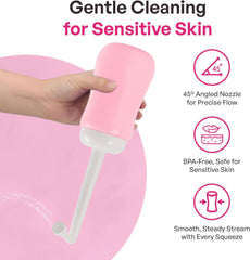 Pink Alley funda abierta mostrando almacenamiento higiénico y discreto