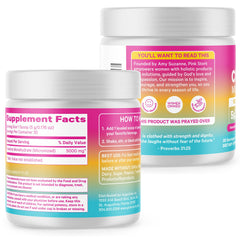 Etiqueta Pink Stork primer plano con información de ingrediente