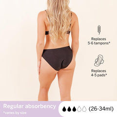 Pixie comparación de tallas BloatFit mostrando elasticidad adaptable