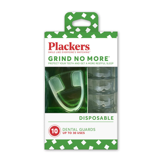 Plackers protector frontal en empaque mostrando el producto listo para usar y beneficio de conveniencia