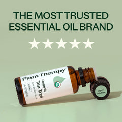 Plant Therapy gota sobre aceite portador demostrando dilución segura