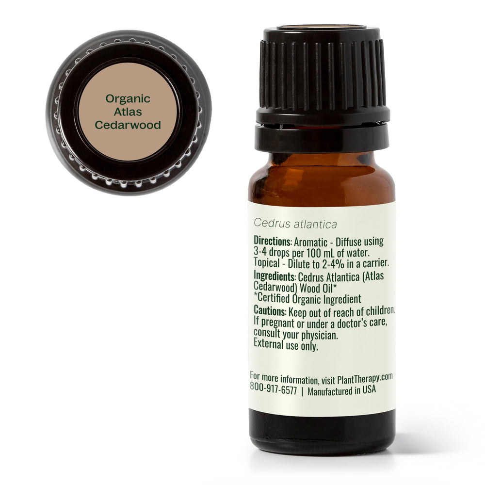 Plant Therapy aceite Cedro Atlas en salón creando ambiente acogedor