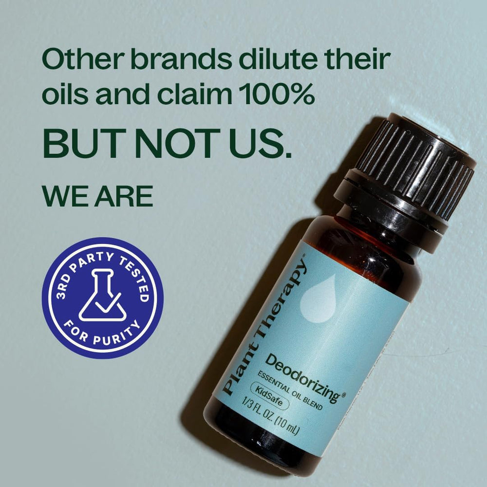 Uso del blend Plant Therapy en lavadora para neutralizar olores y refrescar la ropa