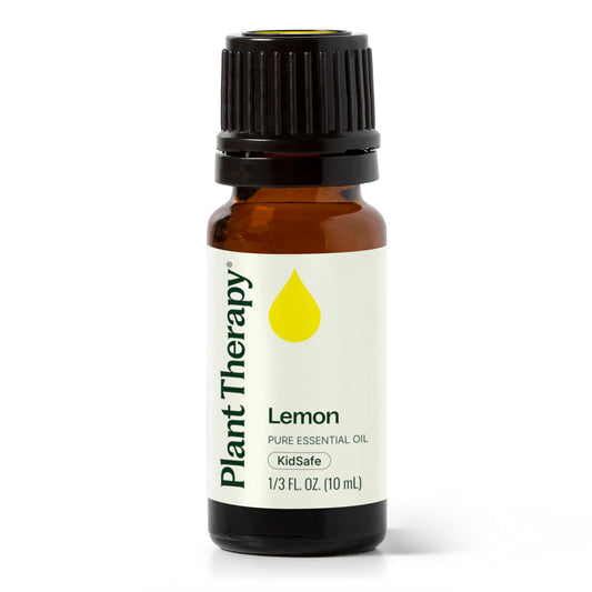 Plant Therapy frasco frontal mostrando etiqueta y volumen, transmite confianza