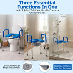 Platinum Health producto instalado en baño mostrando aspecto y visibilidad azul hi-view