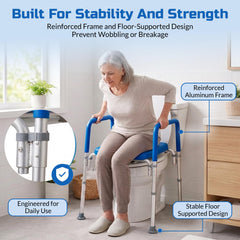 Platinum Health asiento en uso por un usuario demostrando estabilidad y seguridad
