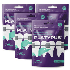 Platypus frente del empaque mostrando 4 packs y beneficio facilidad