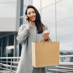 Plauthus bolsa con etiqueta personalizada, fácil personalización para marca