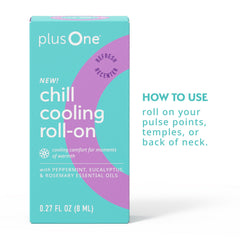 plusOne roll-on dentro de bolso para uso diario y comodidad