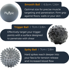 Plyopic pelota de espuma primer plano para masaje suave y confort