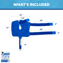 Polar Active Ice textura y material de la almohadilla para mejor enfriamiento