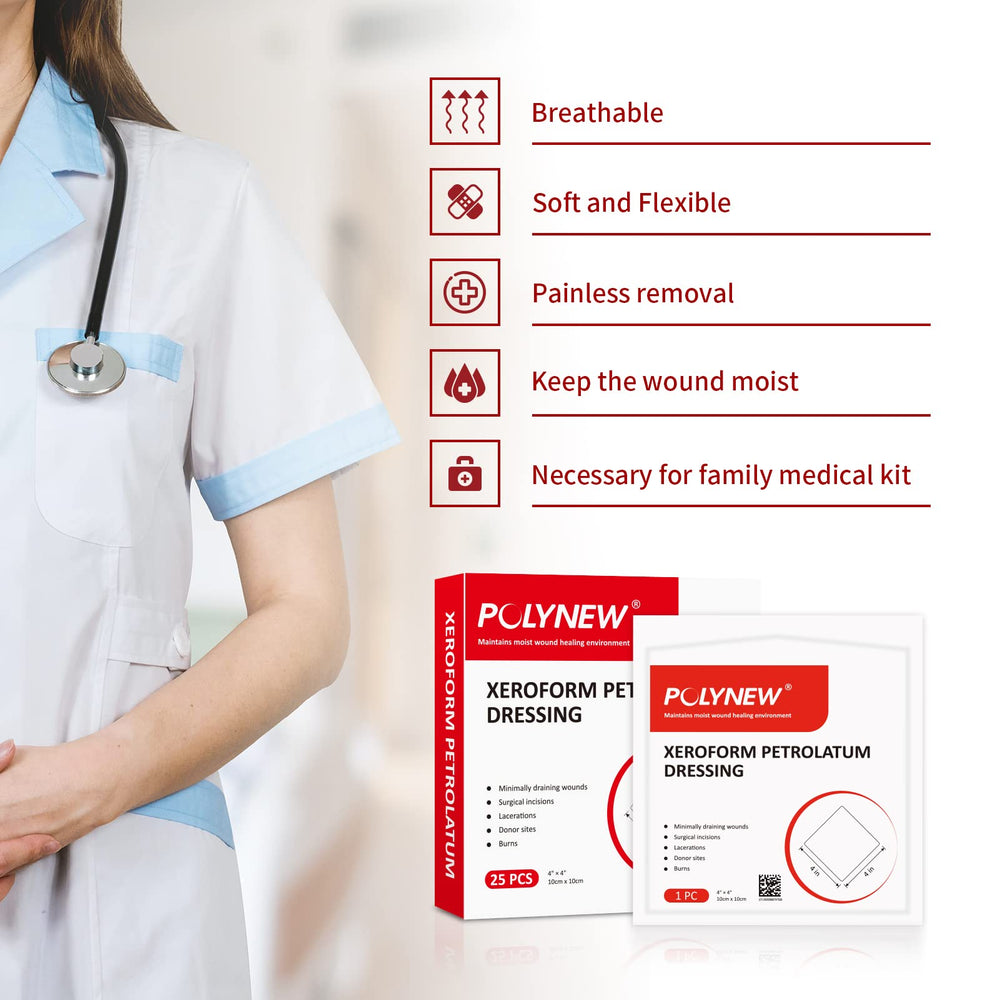 POLYNEW escena en botiquín doméstico que sugiere preparación para emergencias