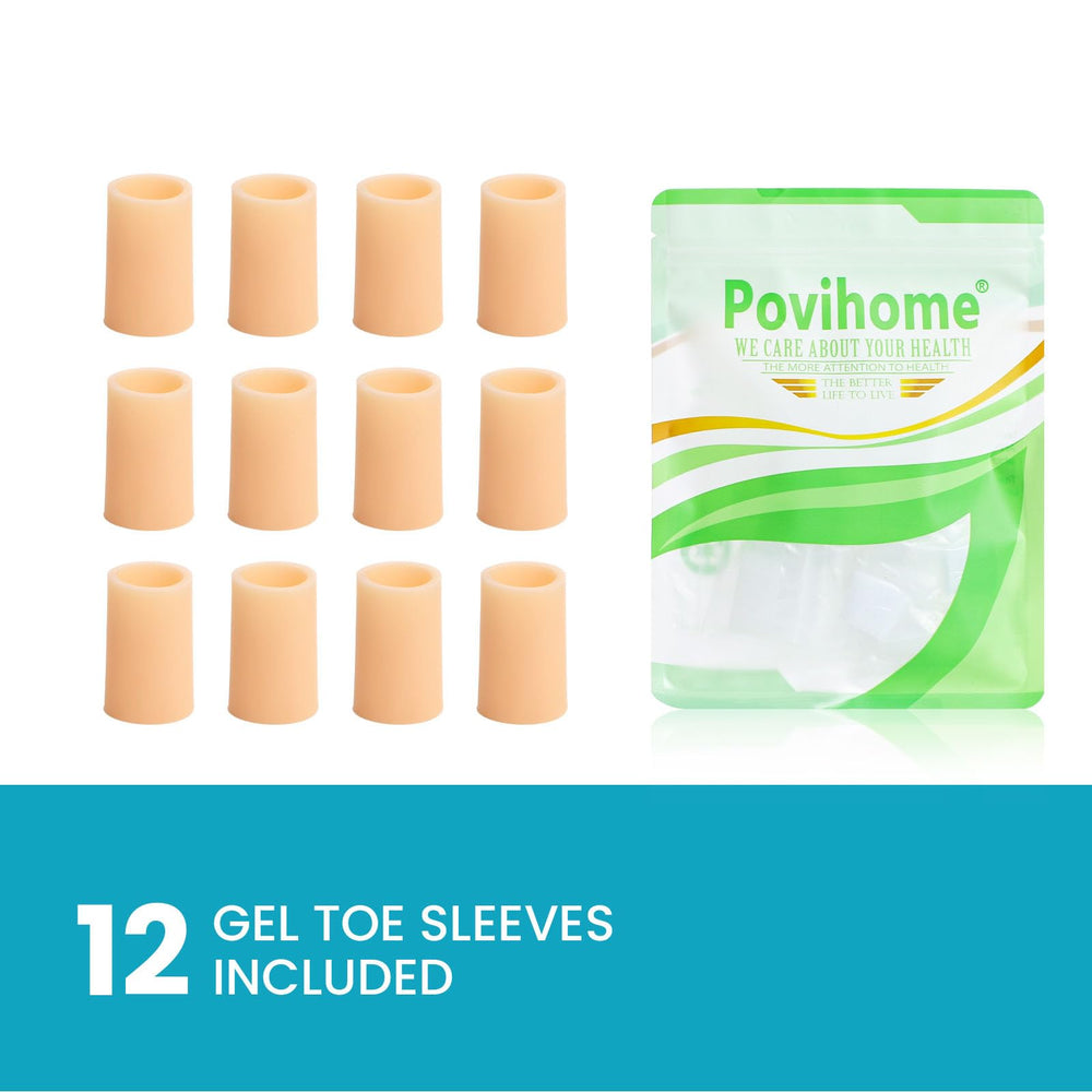 Povihome etiqueta que muestra material de silicona segura y duradera