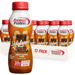 Premier Protein vista frontal del pack 12 mostrando presentación y conveniencia