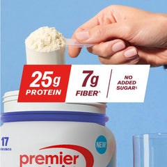 Premier Protein mezcla en vaso listo para beber con rápida disolución