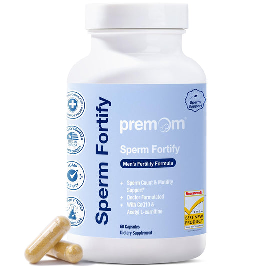 Premom envase frontal mostrando diseño y beneficios visibles